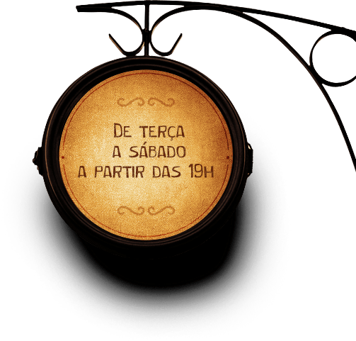 De segunda a sábado, das 22h às 03h